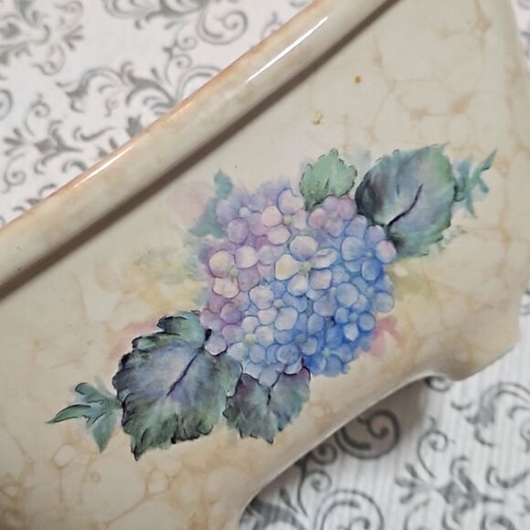 Vintage 80s Farmhouse Shabby 3 Lot Athens USA Soap Bathroom Dish - Picture 2 of 13